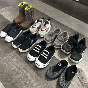 Lots of Size 8 Toddler Boys Shoes - slightly worn
